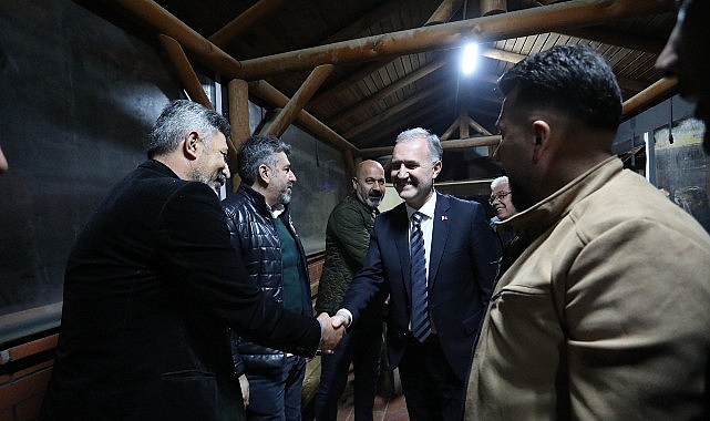 Hafız Halil İbrahim Baş yeniceköy mahallesi cemaatiyle buluştu